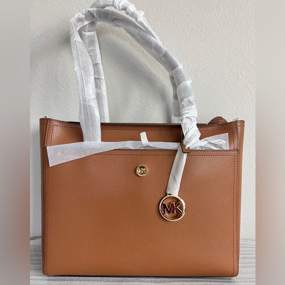 NWT Michael Kors MK Maisie 3 in 1 Leather Large Tote - Picture 3 of 12